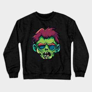 The Green Face Zombie Crewneck Sweatshirt